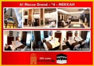 Paket Plus Dubai 2025 Hotel Mekkah Al Massa Grand *4 / Setaraf