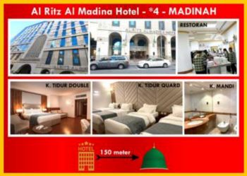 Paket Plus Dubai 2025 Hotel Madinah Al Ritz Al Madinah *4 / Setaraf