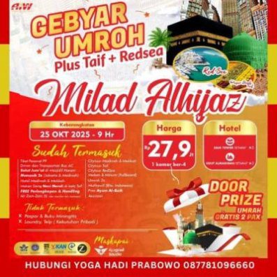 Biaya Paket Umroh Plus Thaif