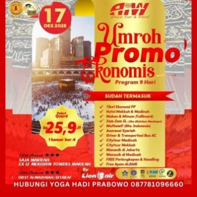 Biaya Umroh Untuk 4 Orang 2026 Paket Promo-1