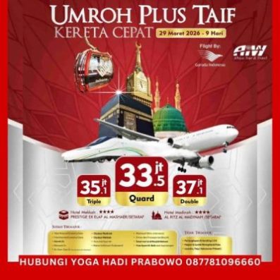 Biaya Umroh Untuk 4 Orang 2026 Paket Plus-1