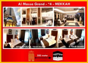 Paket Agustus 2025  Hotel Mekkah Grand Al Massa *3 / Setaraf