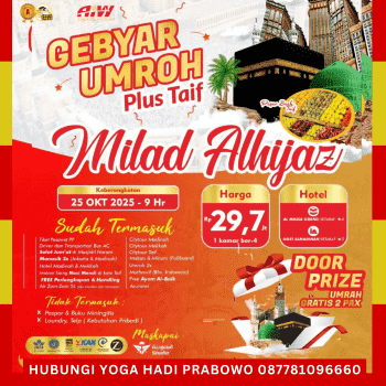Paket Umroh Oktober 2025 Promo Plus Thaif