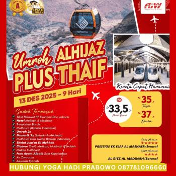 Paket Umroh Desember 2025 Program Plus Thaif 09 Hari-2