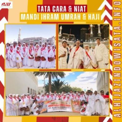 Niat & Tata Cara Mandi Ihram Sebelum Pelaksanaan Umrah Haji