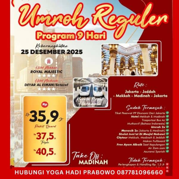 Paket Umroh Desember 2025-2