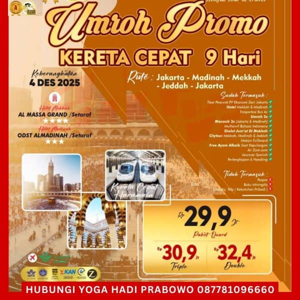 Promo Umroh Desember 2025 Paket 9 Hari-1