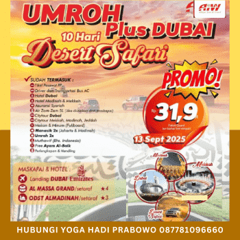 Biaya Umroh 2025 Promo Plus Dubai Desert Safari 10 hari