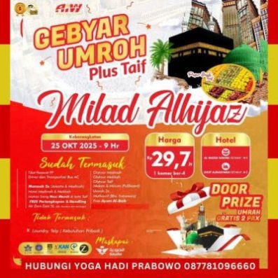 Biaya Umroh Murah 2025 Promo Plus Thaif