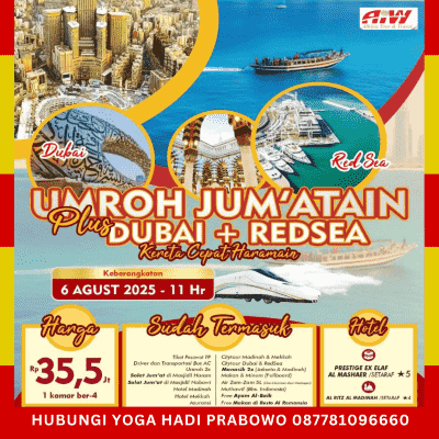Paket Umroh Plus Dubai & Red Sea 11 Hari 