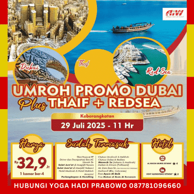 Promo Umroh Plus Dubai & Red Sea 11 Hari 