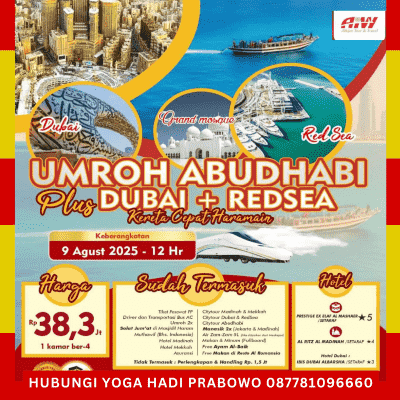 Promo Umroh Plus Dubai & Red Sea JUmatain 11 Hari 