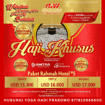 Paket Haji Plus 2025 Hotel Bitang 5 Travel Alhijaz Indowisata