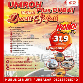 Paket Umroh Plus Dubai Promo