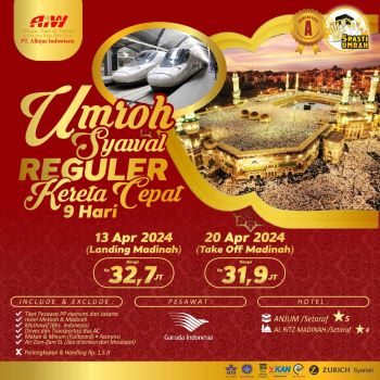 Program Paket Umroh Reguler Fasiltas Terbaik 2024 Travel AlhijazIndowisata