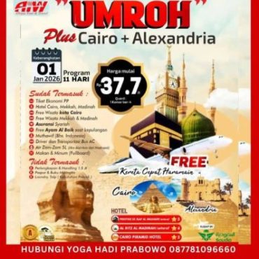 Biaya Umroh Murah 2025 Plus Mesir Cairo