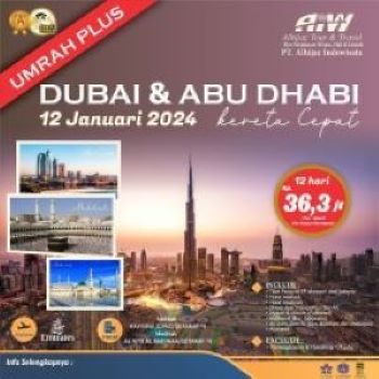 Paket Umroh Plus Dubai Bekasi Travel Alhijaz Indowisata