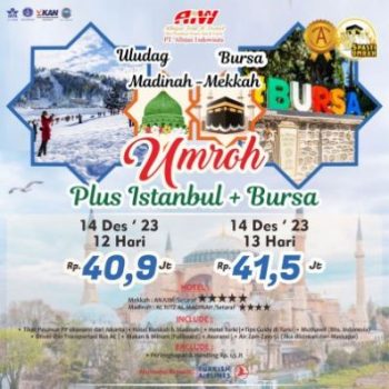 Biaya Umroh Plus Turki 2023-2024 Umroh Desember Umroh Haji Plus Alhijaz Indowisata
