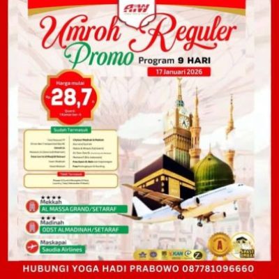 Promo Umroh Januari 2026 Paket 09 Hari 
