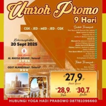 Paket Umroh September 2025 Promo 09 Hari