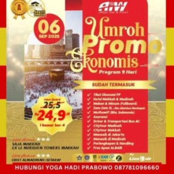 Paket Hemat Umroh September 2025 