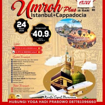 Paket Umroh Plus Turki Cappadocia 15 Hari 2026-1