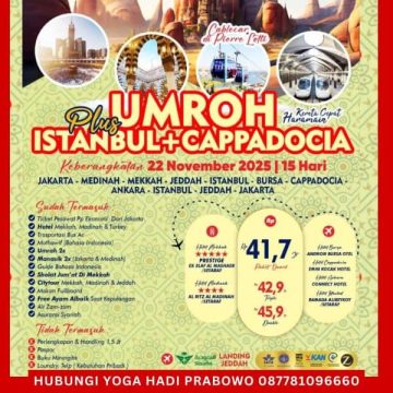 Paket Umroh Plus Turki Cappadocia 15 Hari 2025-1