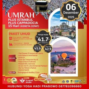 Paket Umroh Plus Turki Cappadocia 15 Hari 2025-3