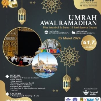 Umroh Maret 2024 Travel Umroh Haji Plus Alhijaz Indowisata